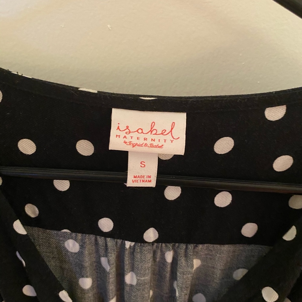 *SOLD* Isabel Maternity Polka Dot Dress Small - Picture 6 of 9